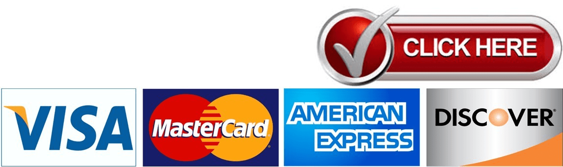 Logos of MasterCard and American Express credit cards side by side.